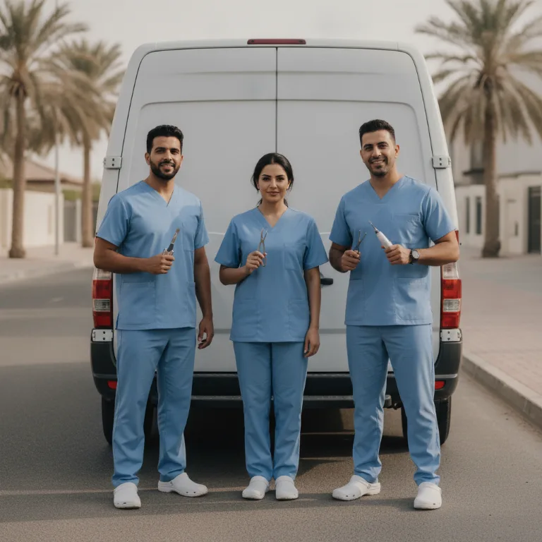 أخصائي أقدام فريق في مصفح